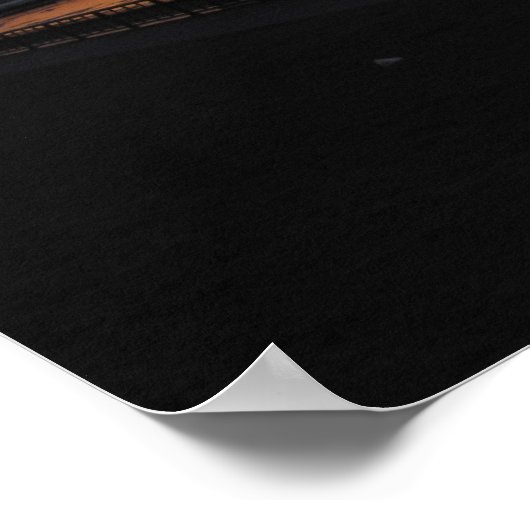 Ambassadebrug Sunset Poster (Hoek)