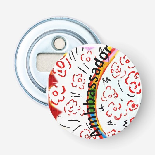 Ambassadeur Snijplank Button Flesopener (Voorkant)