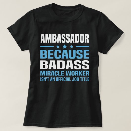 Ambassadeur T-shirt (Design voorkant)
