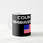 Ambassadeur van mijn land koffiemok (Voorkant links)