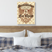 ambassadeur voor Christus, bijbelse bijbel van Cor Canvas Afdruk (Insitu (Slaapkamer))