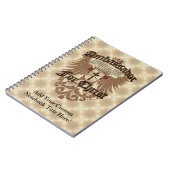 ambassadeur voor Christus, bijbelse bijbel van Cor Notitieboek (Linkerzijde)