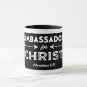 Ambassadeur voor Christus Schrift Slogan Mok (Midden)