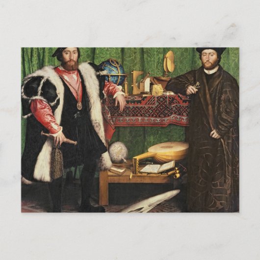 Ambassadeurs 1533 briefkaart (Voorkant)