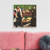 Ambassadeurs 1533 canvas afdruk (Insitu (Woonkamer))