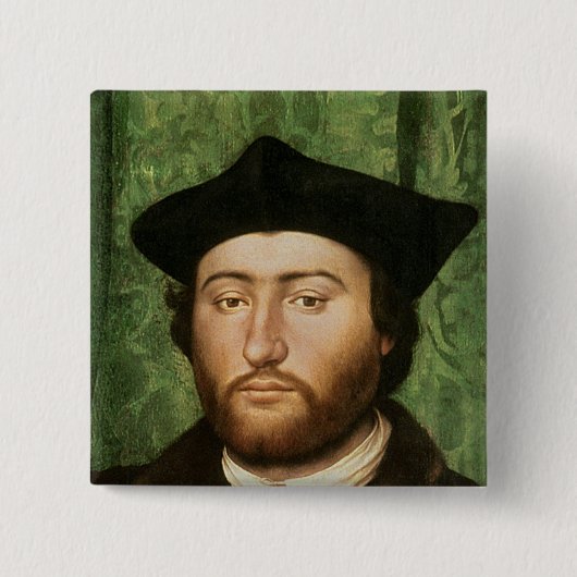 Ambassadeurs 1533 vierkante button 5,1 cm (Voorkant)