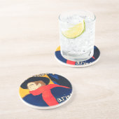 Ambassadeurs Aristide Bruant dans son Cabaret Zandsteen Onderzetter (Zijkant)