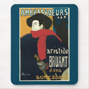Ambassadeurs, Aristide Bruant door Toulouse Lautre Muismat