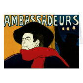  Ambassadeurs Art Nouveau in Toulouse Lautrec (Voorkant Horizontaal)