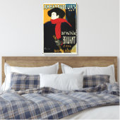 Ambassadeurs Art Nouveau in Toulouse Lautrec Canvas Afdruk (Insitu (Slaapkamer))