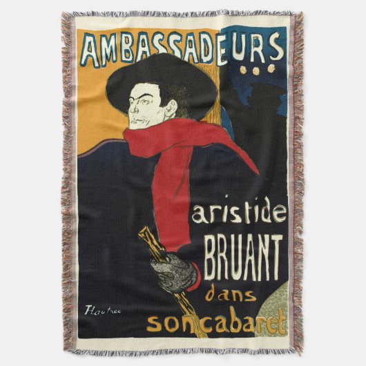 Ambassadeurs Art Nouveau in Toulouse Lautrec Deken (Voorkant Verticaal)