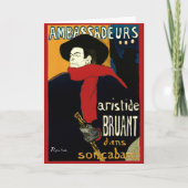  Ambassadeurs Art Nouveau in Toulouse Lautrec Kaart (Voorkant)