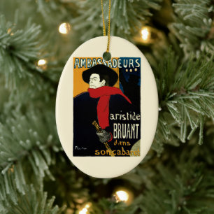  Ambassadeurs Art Nouveau in Toulouse Lautrec Keramisch Ornament