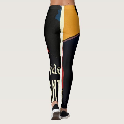 Ambassadeurs Art Nouveau in Toulouse Lautrec Leggings (Achterkant)