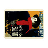 Ambassadeurs Art Nouveau in Toulouse Lautrec Magneet (Horizontaal)