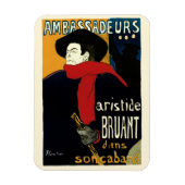 Ambassadeurs Art Nouveau in Toulouse Lautrec Magneet (Verticaal)
