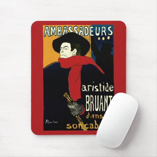  Ambassadeurs Art Nouveau in Toulouse Lautrec Muismat (Met muis)