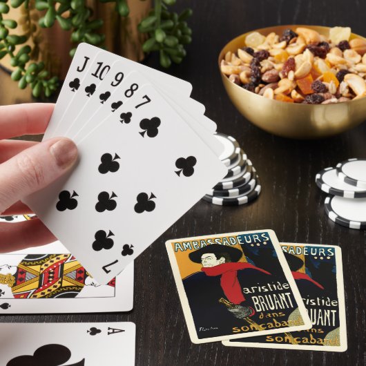 Ambassadeurs Art Nouveau in Toulouse Lautrec Pokerkaarten (Insitu)