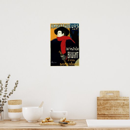 Ambassadeurs Art Nouveau in Toulouse Lautrec Poster (Keuken)