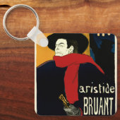  Ambassadeurs Art Nouveau in Toulouse Lautrec Sleutelhanger (Voorkant)