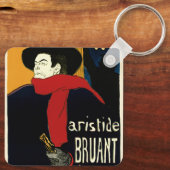  Ambassadeurs Art Nouveau in Toulouse Lautrec Sleutelhanger (Achterkant)