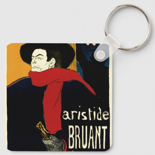  Ambassadeurs Art Nouveau in Toulouse Lautrec Sleutelhanger (Achterkant)