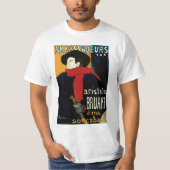  Ambassadeurs Art Nouveau in Toulouse Lautrec T-shirt (Voorkant)