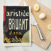  Ambassadeurs Art Nouveau in Toulouse Lautrec Theedoek (Quarter Fold)