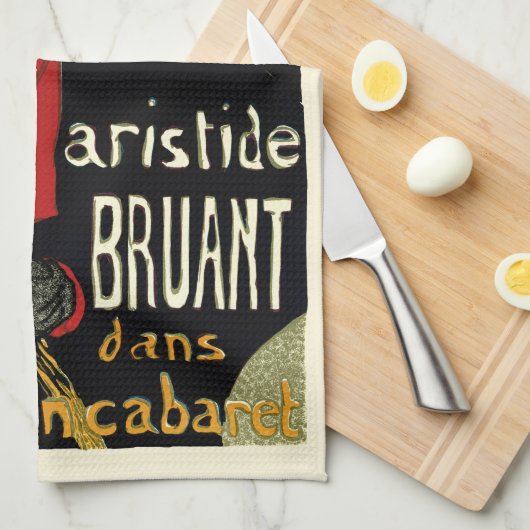  Ambassadeurs Art Nouveau in Toulouse Lautrec Theedoek (Quarter Fold)