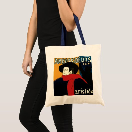  Ambassadeurs Art Nouveau in Toulouse Lautrec Tote Bag (Voorkant (product))