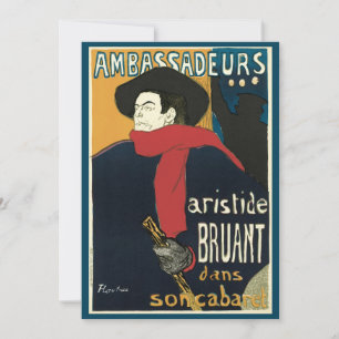 Ambassadeurs, Artistide Bruant door Toulouse Lautr
