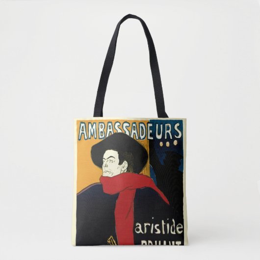 Ambassadeurs, Artistide Bruant door Toulouse Lautr Tote Bag (Voorkant)