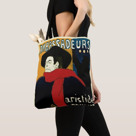 Ambassadeurs, Artistide Bruant door Toulouse Lautr Tote Bag (Dichtbij)