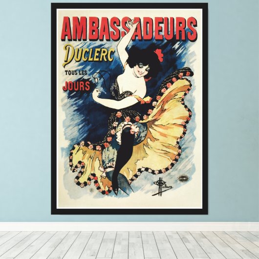 Ambassadeurs Canvas Afdruk (Insitu (Houten vloer))