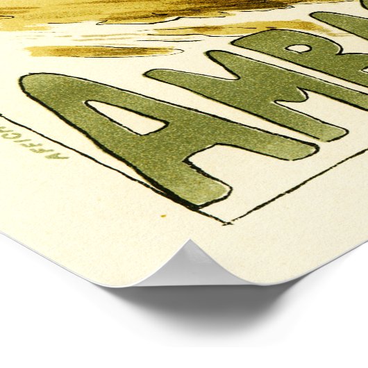 AMBASSADEURS Eugenie Buffet French Opera Singer Poster (Hoek)