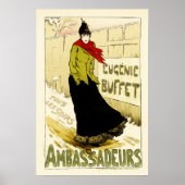 AMBASSADEURS Eugenie Buffet French Opera Singer Poster (Voorkant)