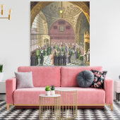 Ambassadeurs in de Audience Hall van de Grote Vizi Canvas Afdruk (Insitu (Woonkamer))