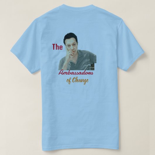 Ambassadeurs van Change T-shirt (Design achterkant)
