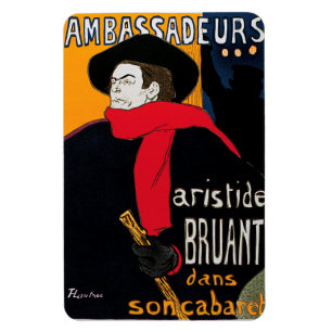 Ambassadeurs van Toulouse-Lautrec Magneet