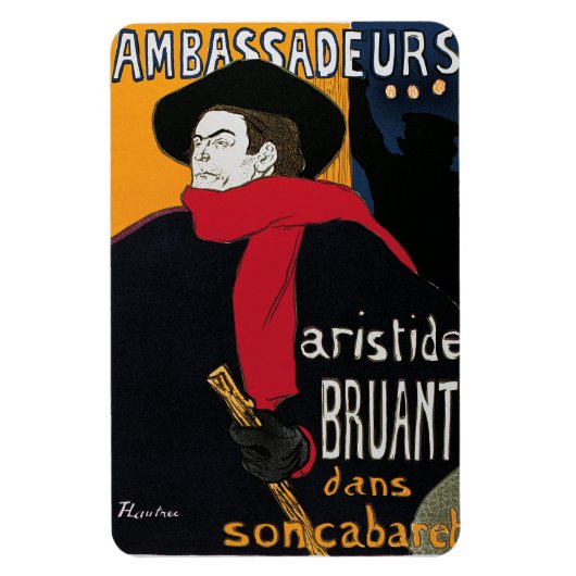 Ambassadeurs van Toulouse-Lautrec Magneet (Verticaal)