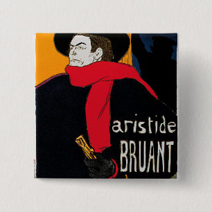 Ambassadeurs Vierkante Button 5,1 Cm