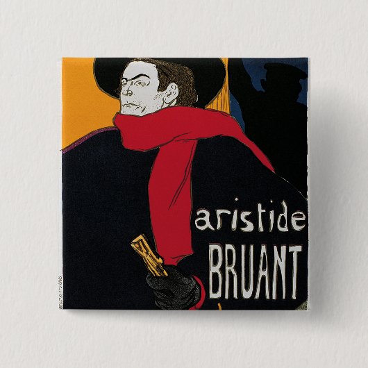 Ambassadeurs Vierkante Button 5,1 Cm (Voorkant)