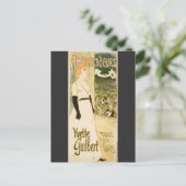 Ambassadeurs Yvette Guilbert door Theophile Steinl Briefkaart (Staand voorkant)