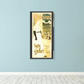 Ambassadeurs Yvette Guilbert door Theophile Steinl Canvas Afdruk (Insitu (Houten vloer))