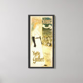 Ambassadeurs Yvette Guilbert door Theophile Steinl Canvas Afdruk (Voorkant)