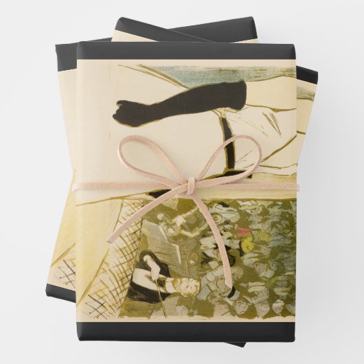 Ambassadeurs Yvette Guilbert door Theophile Steinl Inpakpapier Vel (In situ)