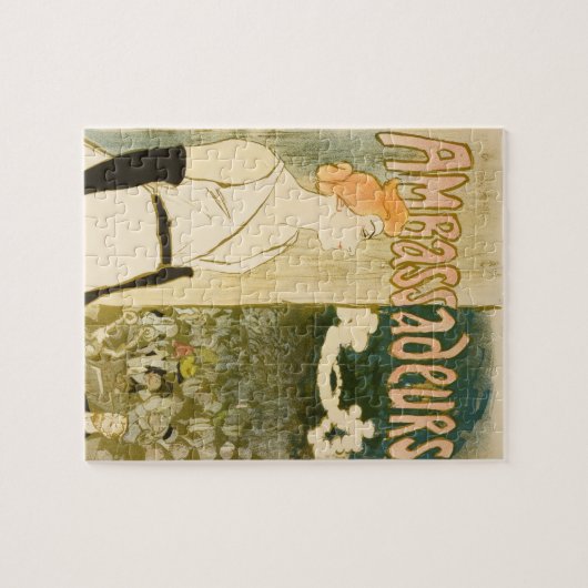 Ambassadeurs Yvette Guilbert door Theophile Steinl Legpuzzel (Horizontaal)