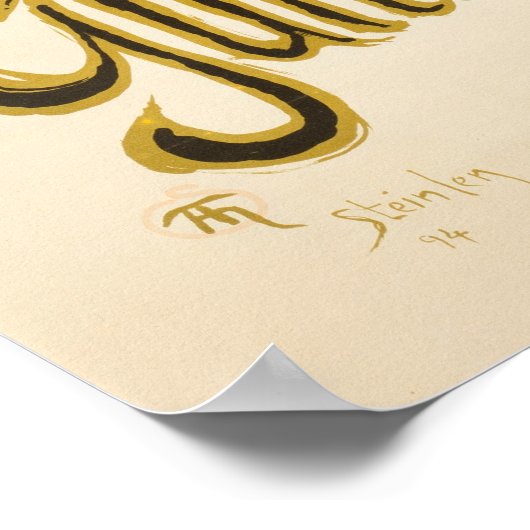 Ambassadeurs Yvette Guilbert door Theophile Steinl Poster (Hoek)