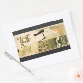 Ambassadeurs Yvette Guilbert door Theophile Steinl Rechthoekige Sticker (Envelop)