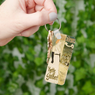 Ambassadeurs Yvette Guilbert door Theophile Steinl Sleutelhanger